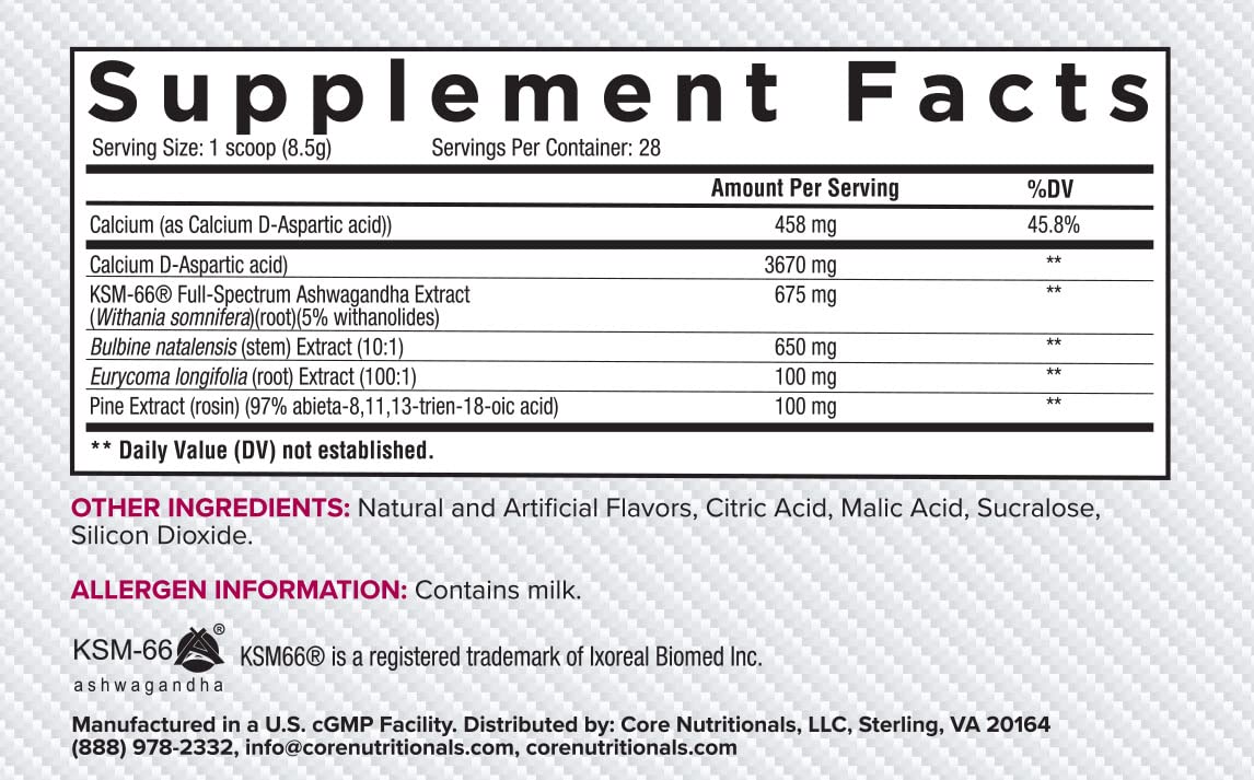 Core Nutritionals Platinum Test