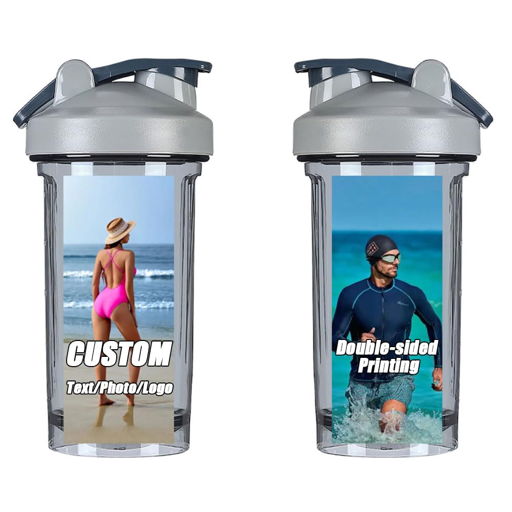 VSFEAKD Custom Shaker Cups with Motivational Quotes