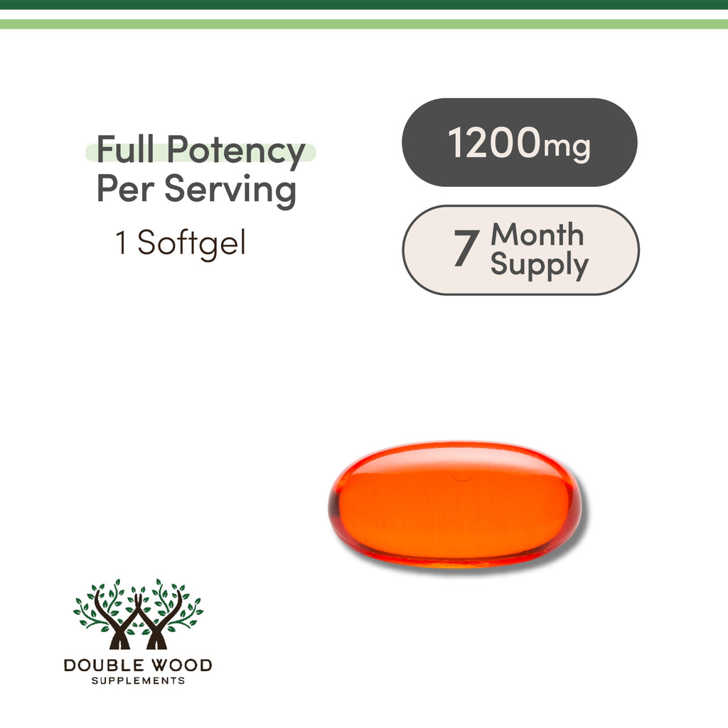 Double Wood Supplements Phosphatidyl Choline 1,200mg - 210 Softgels - image 3