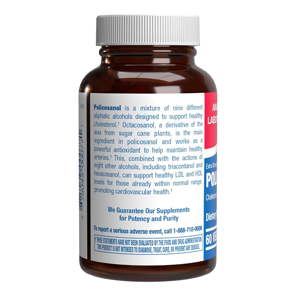 Anabolic Laboratories Plant Based Policosanol 20mg - 60 Vegetarian Capsules - image 8