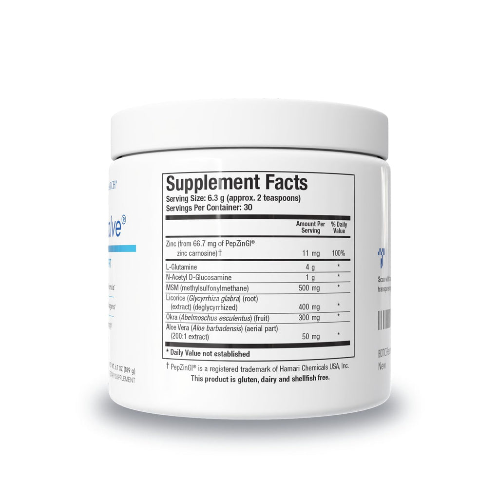 BIOTICS RESEARCH GI Resolve Advanced L-Glutamine Powder - 6.7 oz - image 2