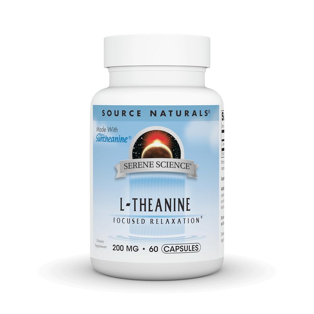 Source Naturals Serene Science L-Theanine 200 mg - 60 Capsules