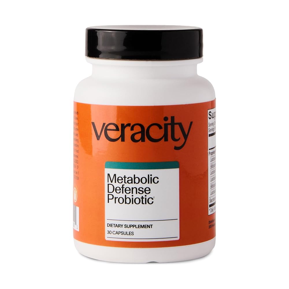 Veracity Metabolic Defense Probiotic - 6 Strains, 20 Billion Cultures