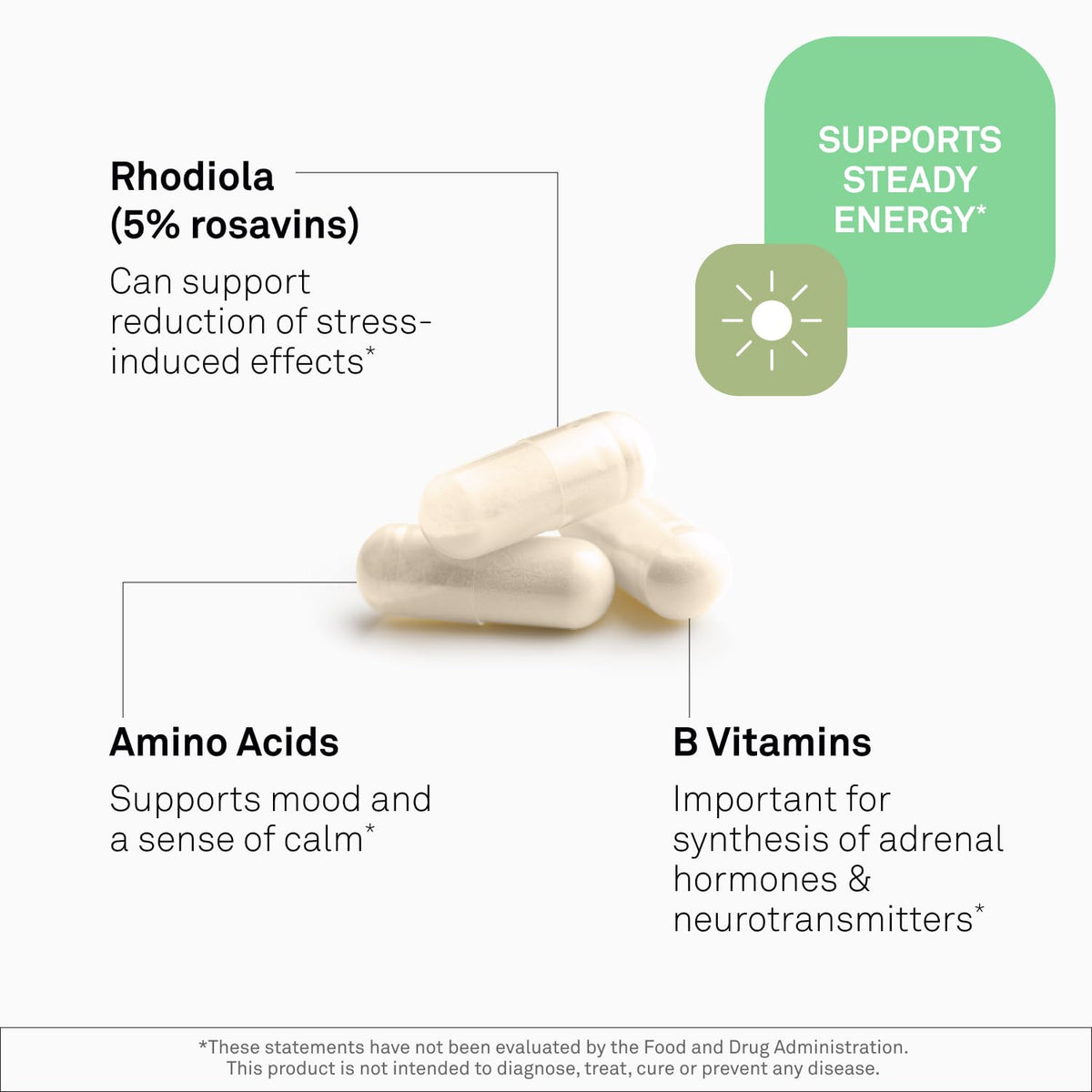 NeuroScience AdreCor Adrenal Support Supplement - 180 Capsules - image 4