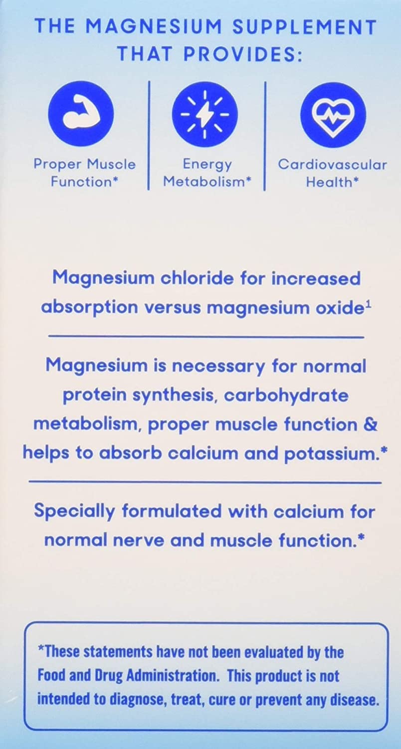 Slow-Mag Magnesium Chloride with Calcium - 120 Tablets - image 3