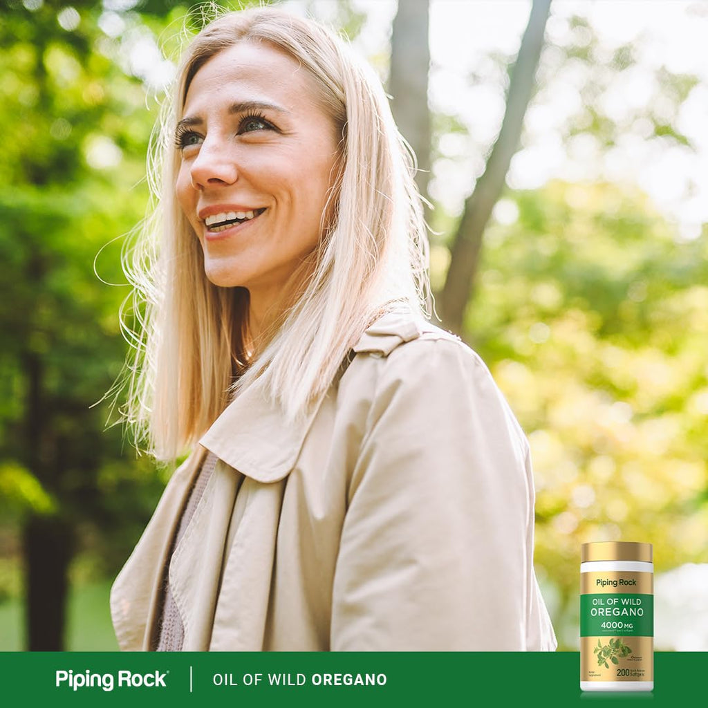 Piping Rock Oregano Oil Softgel Capsules - 200 Softgels - image 6