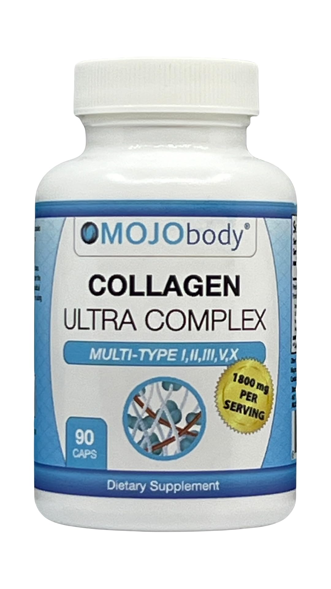 MOJObody Multi Collagen Capsules Ultra Complex Types I-X - 90 Capsules