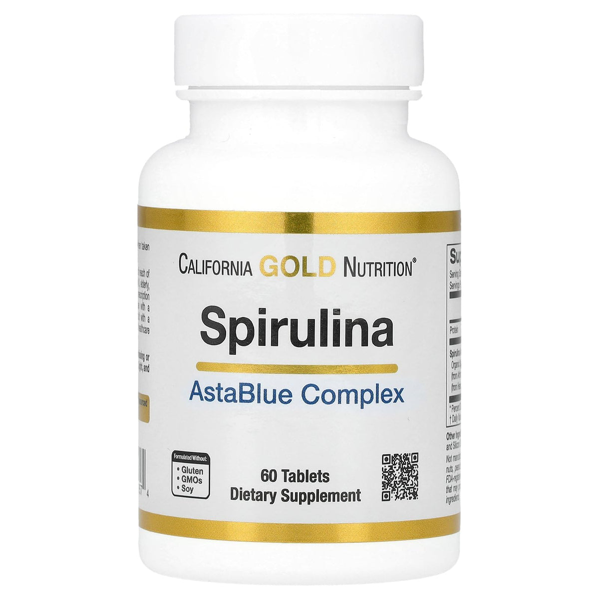 California Gold Nutrition Spirulina AstaBlue Complex - 60 Tablets
