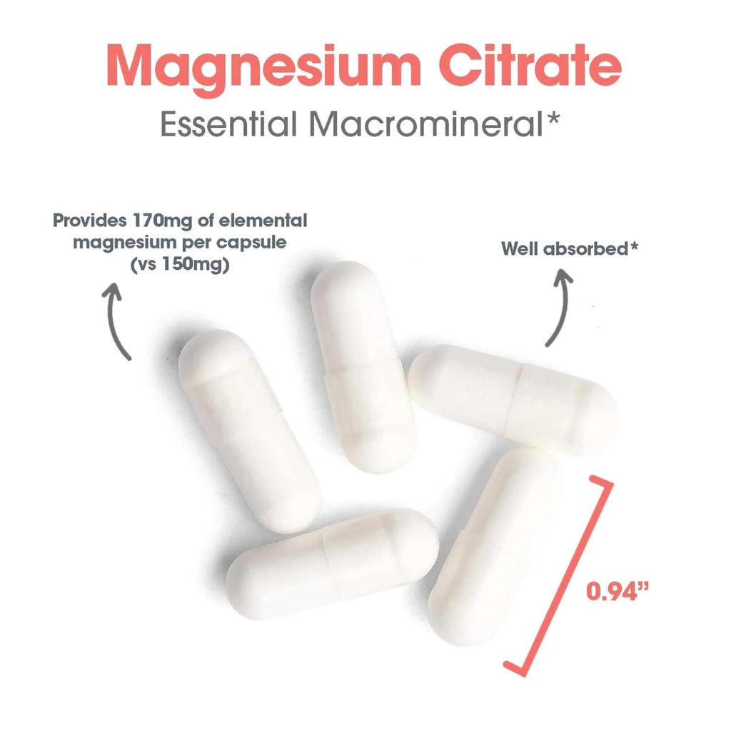 Allergy Research Group NutriCology Magnesium Citrate - 90 Capsules - image 5