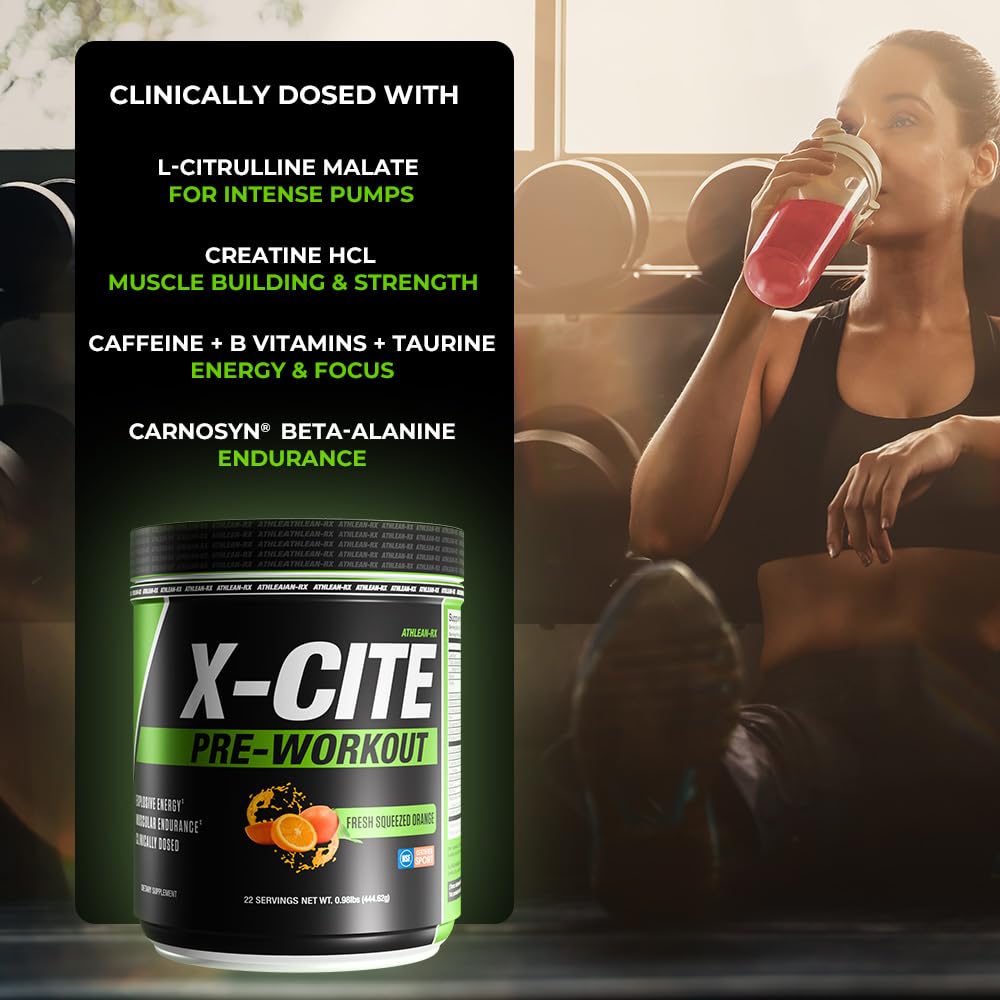 ATHLEAN-RX X-CITE Pre-Workout by ATHLEAN-X - Enhanced Formula