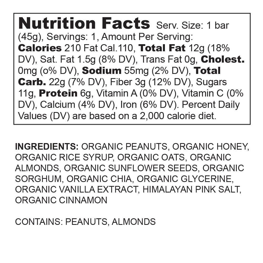 BASE Performance Crisp Almond Peanut Butter Bars - 12 Count - image 3