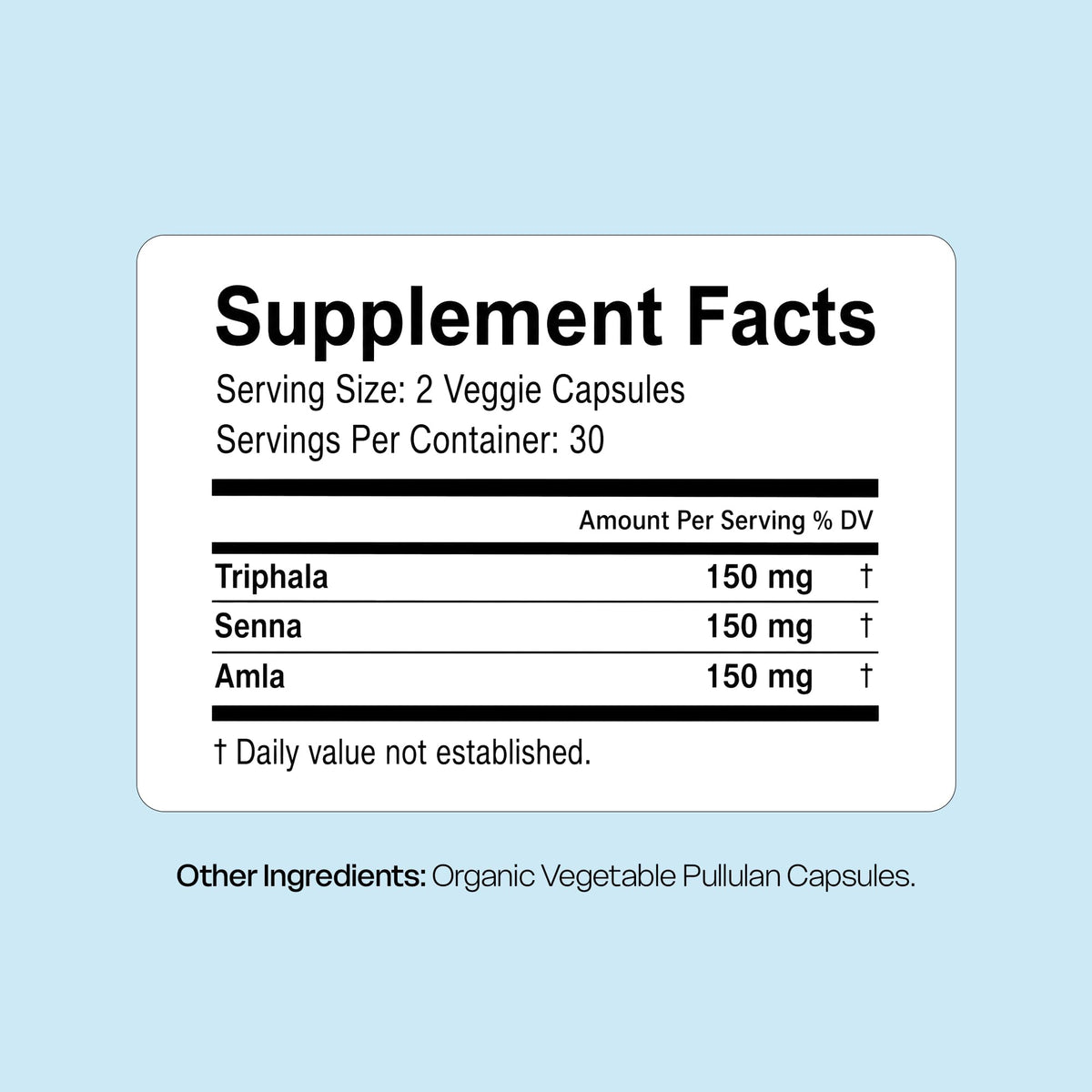 NIWALI Triphala Capsules for Gut Health - 60 Capsules - image 2