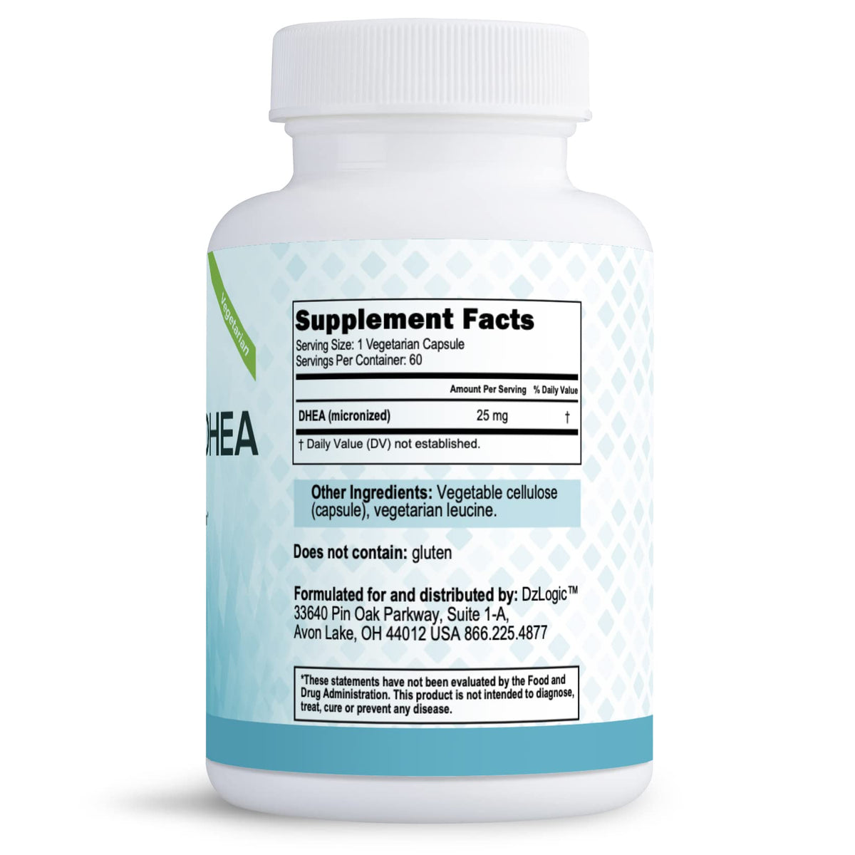 Dr. Dzugan Advanced DHEA Formula 25mg - 60 Capsules - image 2
