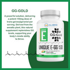 UNIQUE E GG-Gold 150mg Geranylgeraniol Supplement - 60 Softgels - image 2