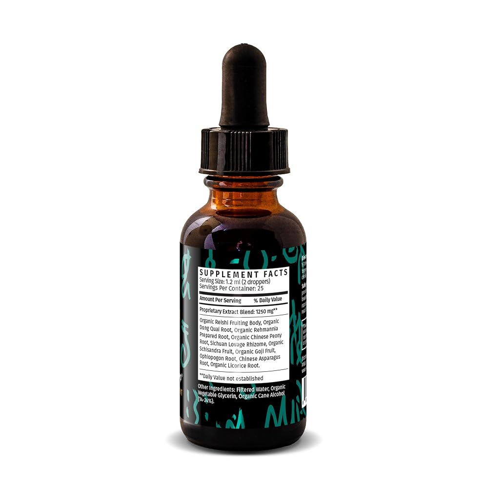 Redmint Ageless & Sleep Reishi Mushroom Tincture - 1 Fl Oz - image 7