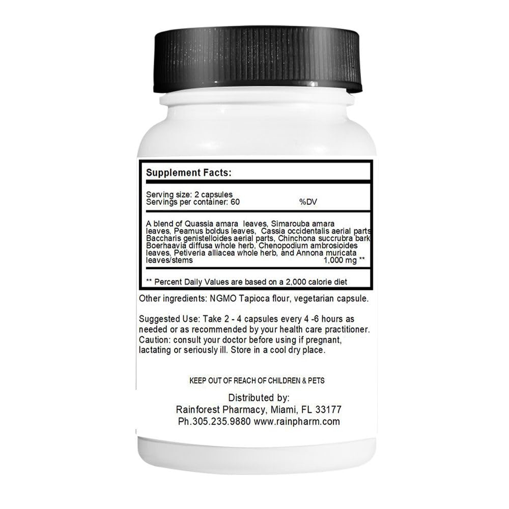 Sovob Rainforest Amazon A-P Herbal Blend - 120 Vegetarian Capsules - image 2