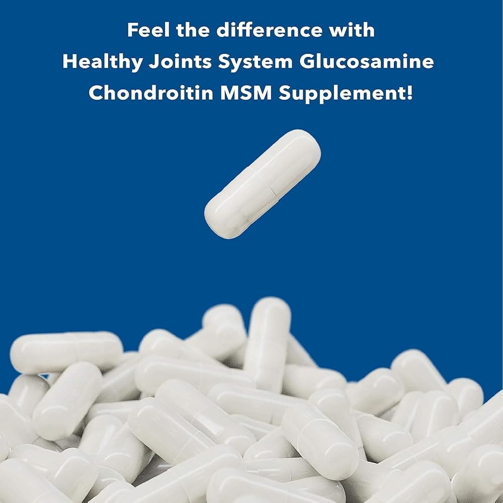 Healthy Joints System Glucosamine Chondroitin MSM - 120 Capsules - image 5