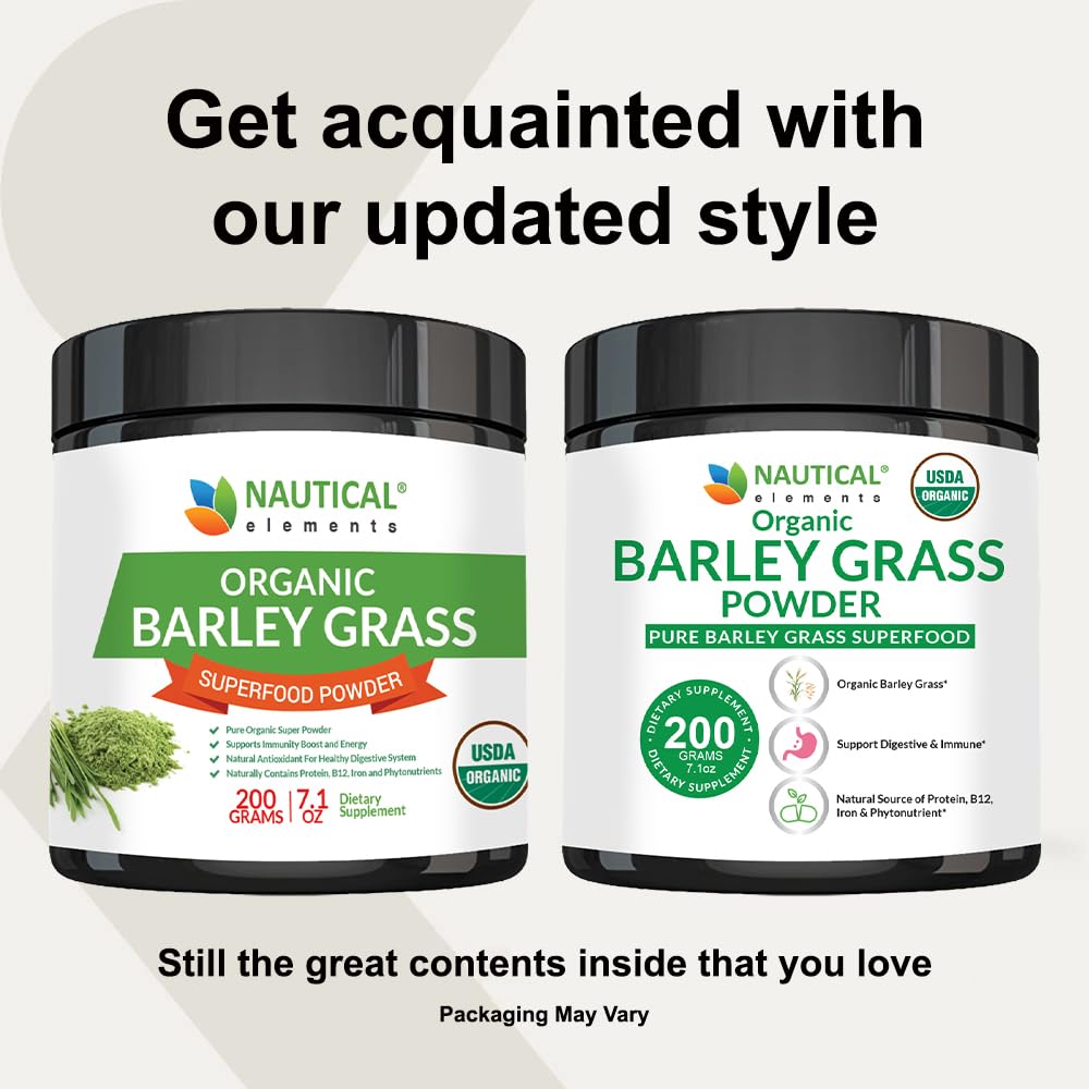 Nautical Elements Barley Grass Powder Organic - 200g - image 2