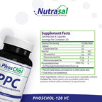 Nutrasal PhosChol 600mg - 120 Gel Capsules - image 2
