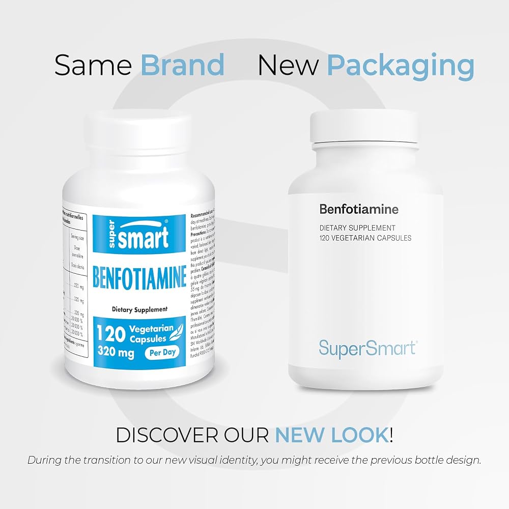 Supersmart Benfotiamine 80 mg Vitamin B1 - 120 Vegetarian Capsules - image 2