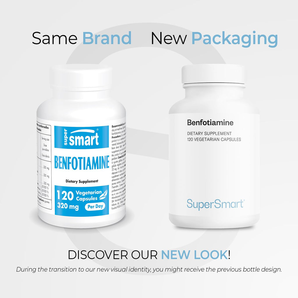 Supersmart Benfotiamine 80 mg Vitamin B1 - 120 Vegetarian Capsules - image 2