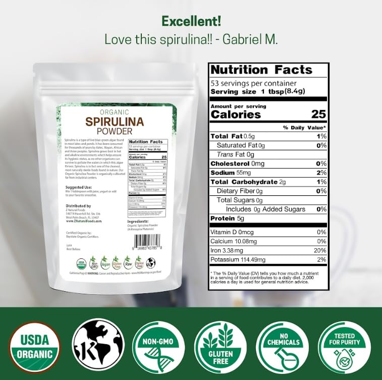 Z Natural Foods Organic Powder - Rich in Amino Acids
