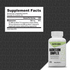 NutraBio Magnesium Complex Supplement for Sleep - 120 Vegetarian Capsules - image 5