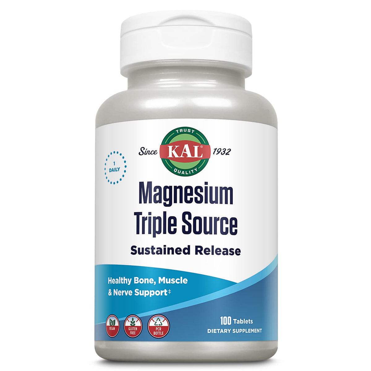 KAL Triple Source Magnesium Complex - 100 Tablets