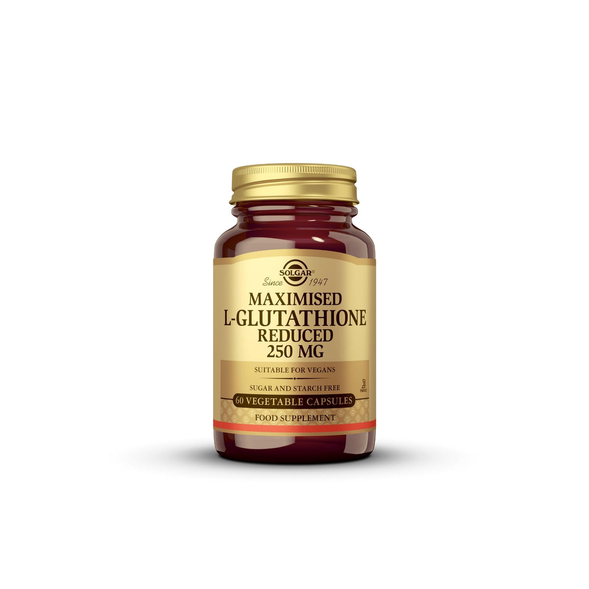 Solgar Reduced L-Glutathione 250 mg - 60 Capsules