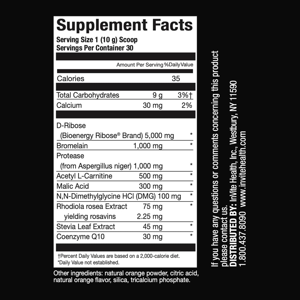 Invite Health Ribose Complex Energy & Endurance Powder - 2-Pack - image 2