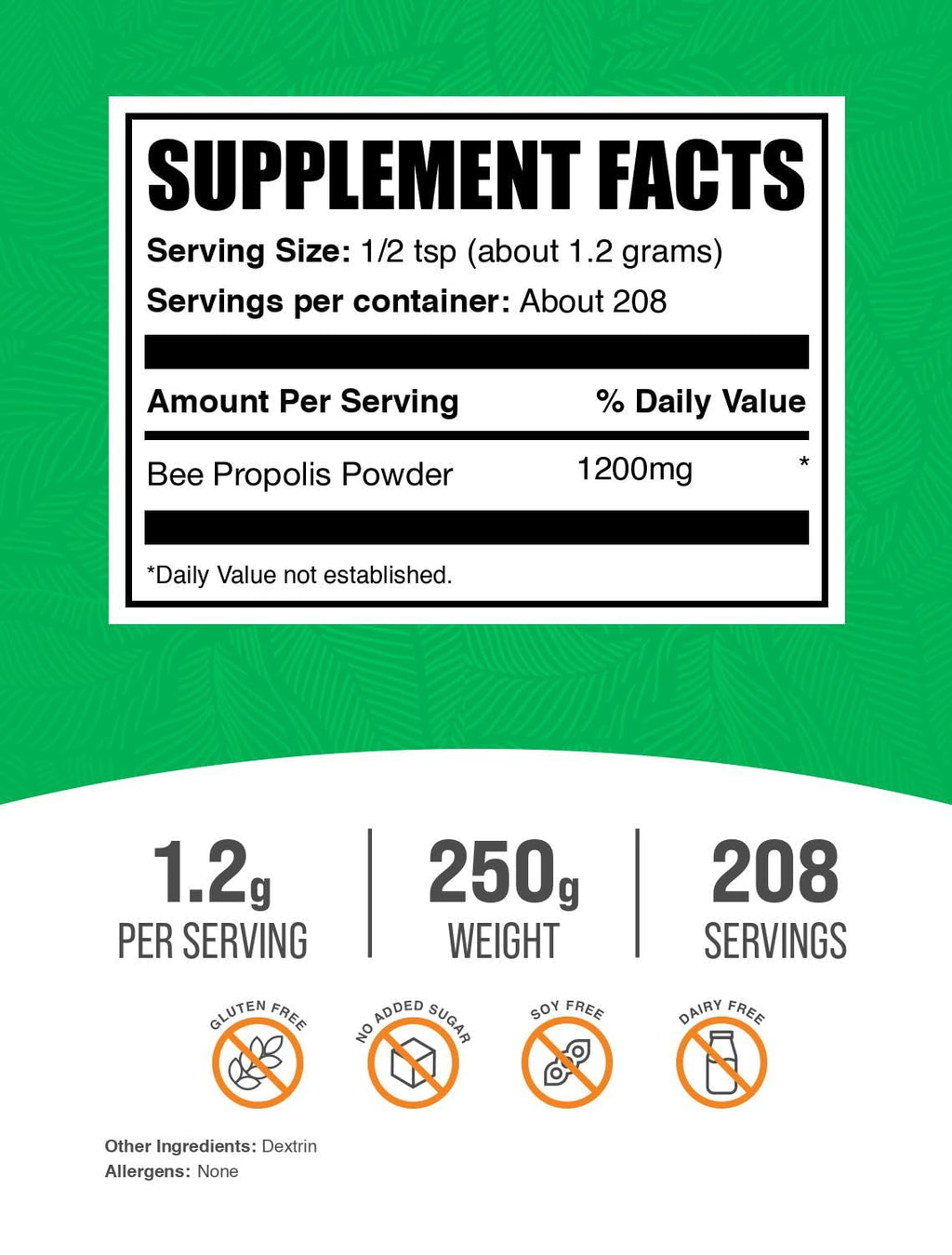 BulkSupplements.com Bee Propolis Powder