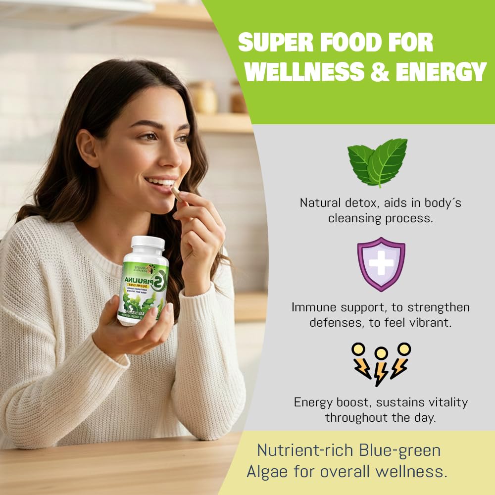 Sunshine Naturals Spirulina. 60 Tabs