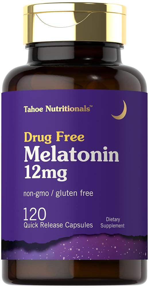 Tahoe Nutritionals Melatonin 12 mg - 120 Capsules