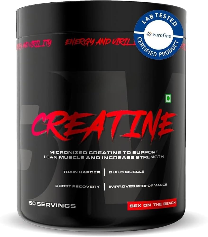 Generic Nutrition Creatine Monohydrate Powder for Strength - 50 Servings