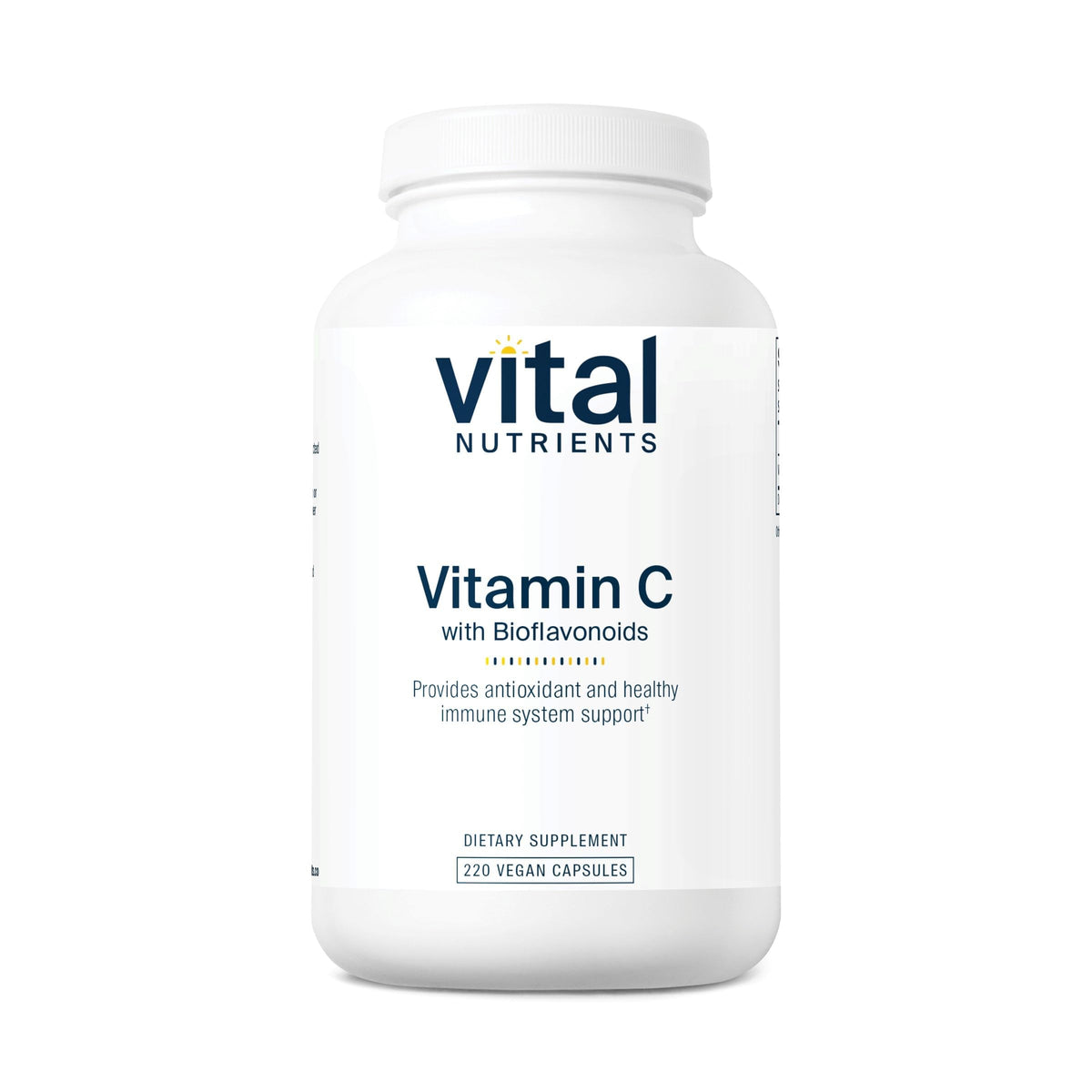 Vital Nutrients Vitamin C with Bioflavonoids - 220 Capsules