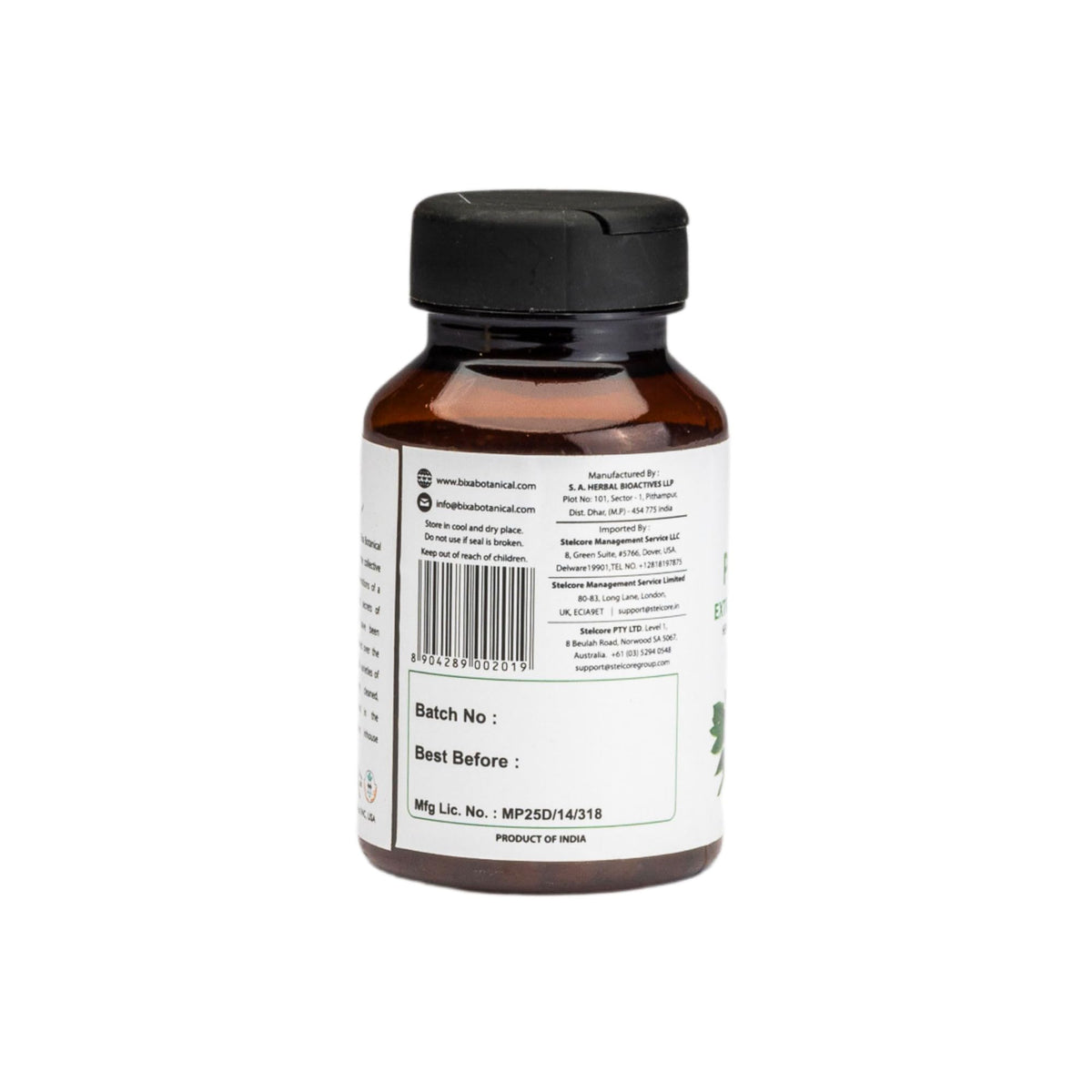 bixa BOTANICAL Papaya Leaf Extract 450mg - 60 Vegetarian Capsules - image 3