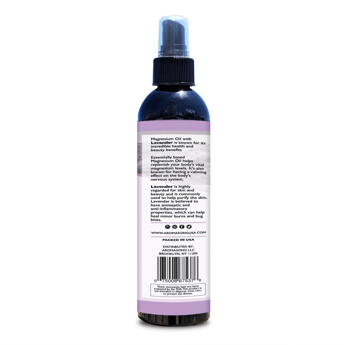 Aromasong Extra Strength Magnesium Spray with Lavender - 8 Fl Oz - image 5