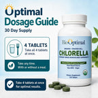 BioOptimal USDA Organic Chlorella Cracked Cell Wall - 120 Tablets - image 6