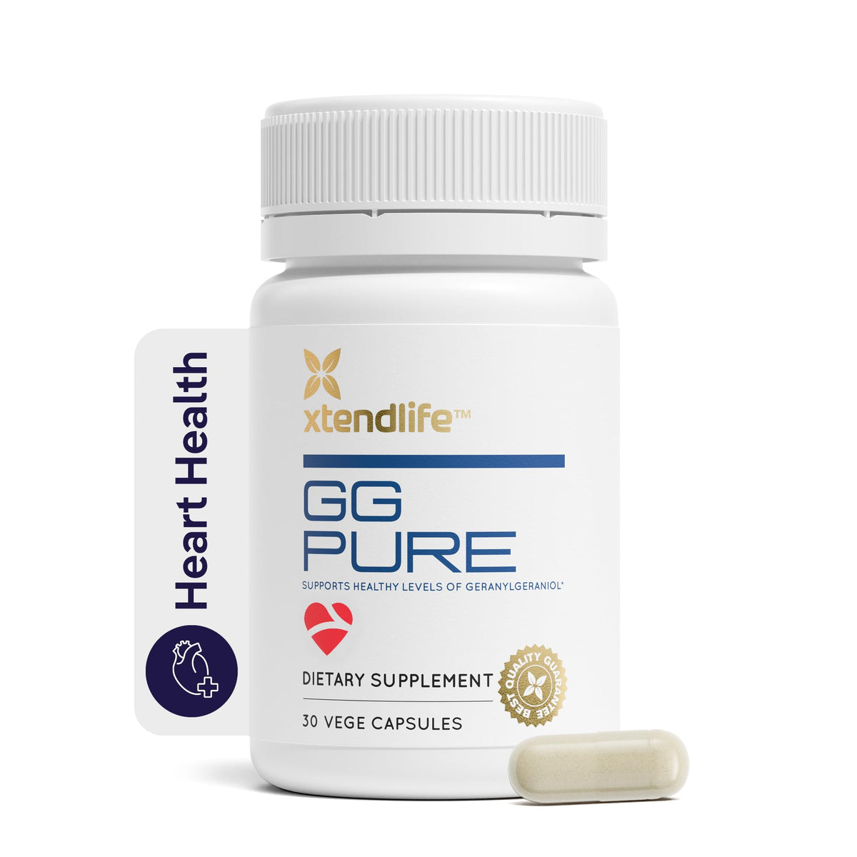 Xtendlife GG Pure Geranylgeraniol Supplement - 30 Capsules