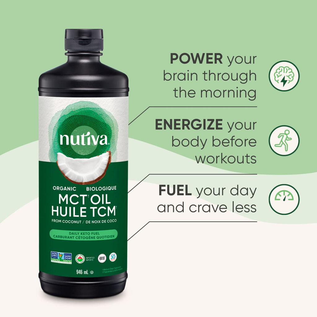 Nutiva Organic MCT Oil - 946 mL - image 3