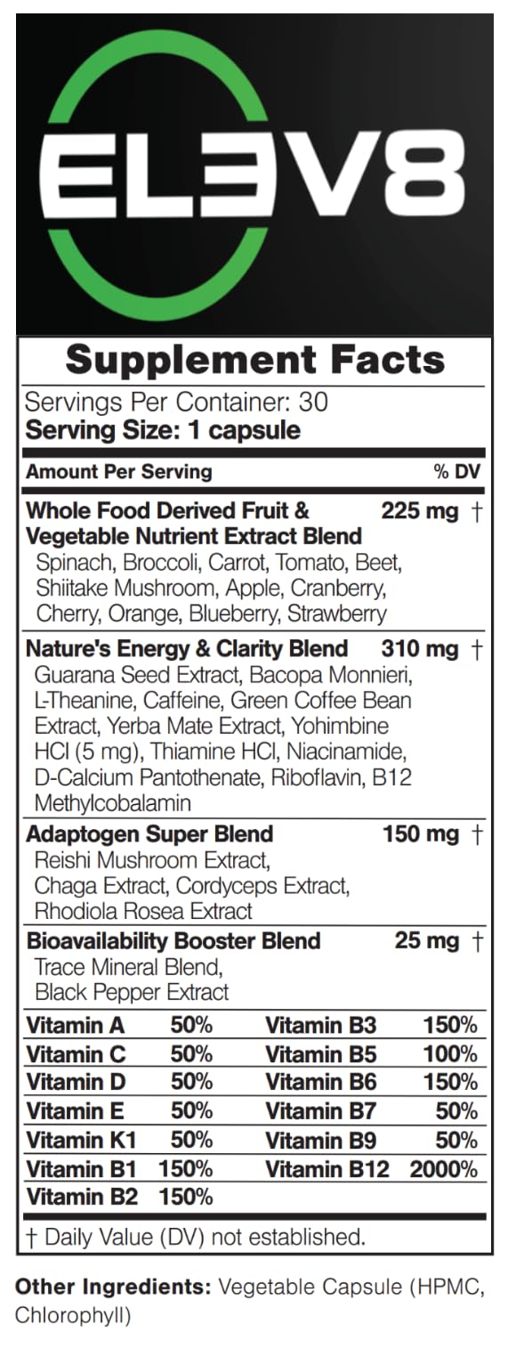 BEpic ELEV8 Advanced Performance Supplement - 60 Capsules - image 2
