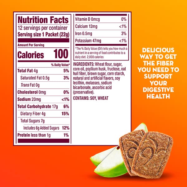 Metamucil Fiber Thins Apple Crisp Psyllium Husk - 48 Servings - image 2