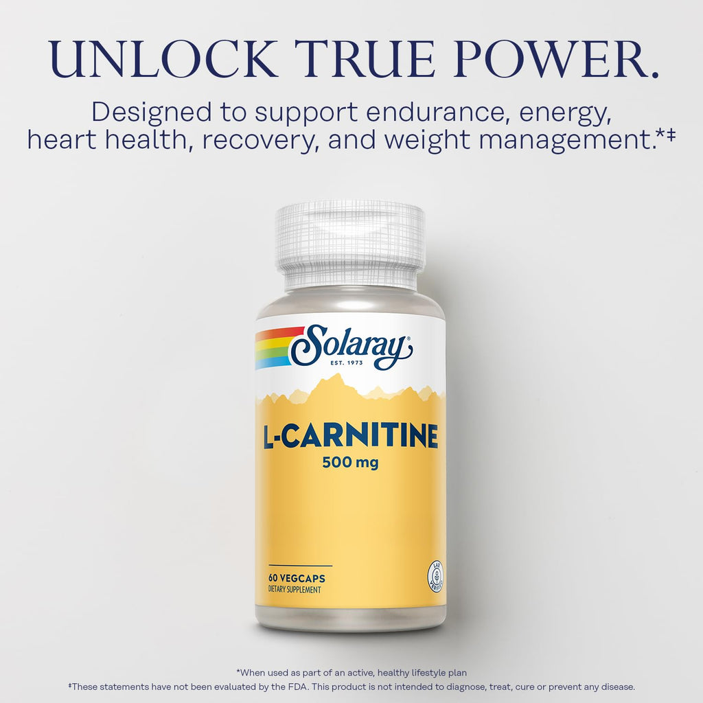 SOLARAY L-Carnitine 500 mg