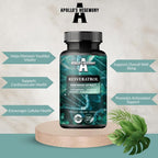 APOLLO'S HEGEMONY Resveratrol 400 mg - 60 Vegan Capsules - image 3