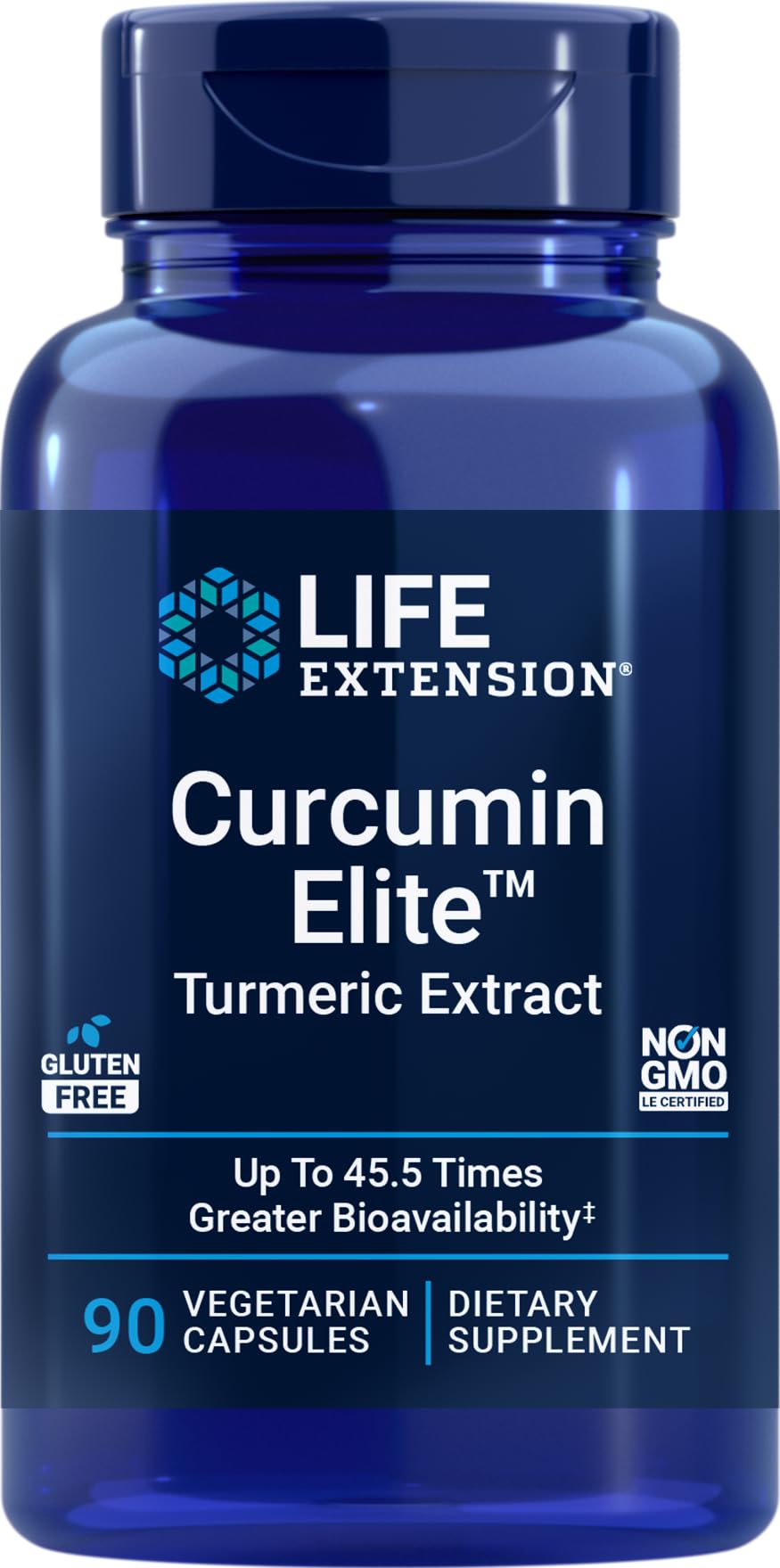 Life Extension Curcumin Elite Turmeric Extract - 90 Vegetarian Capsules