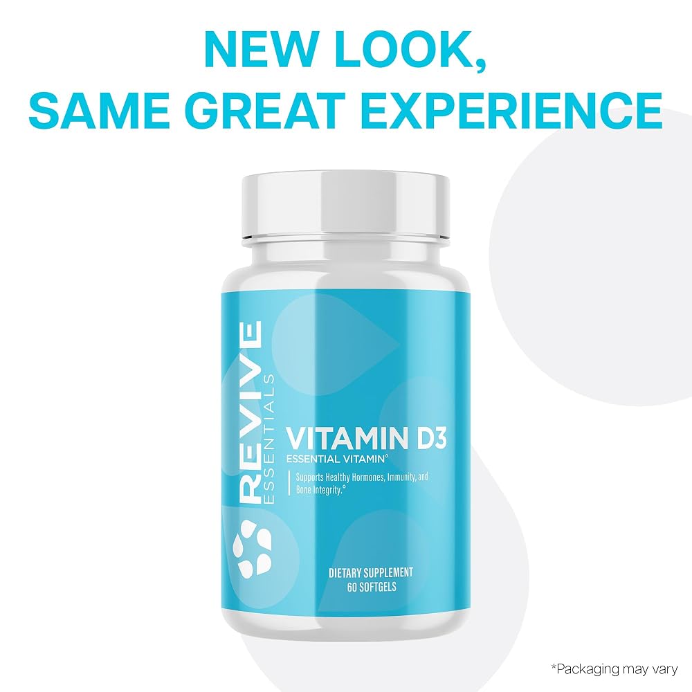 Revive MD Vitamin D3 5000 IU Immune Support - 60 Softgels - image 8