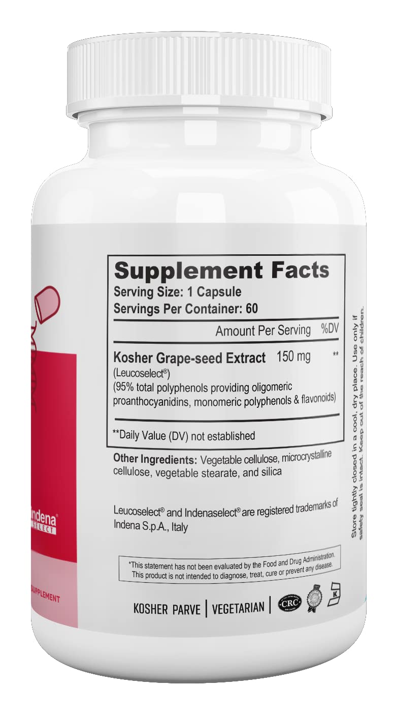Nutri Supreme Grapeseed Extract Leucoselect - 60 Capsules - image 2