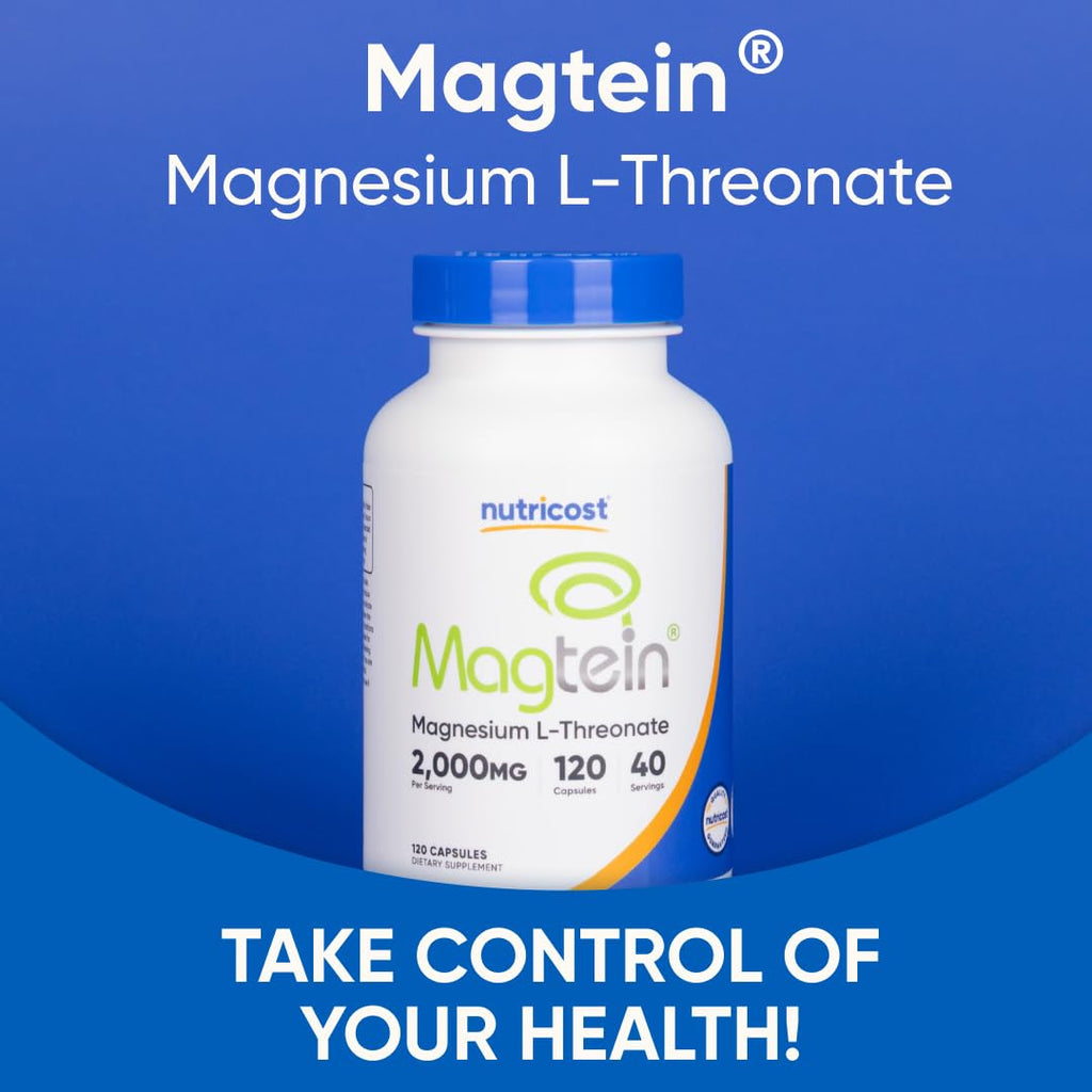 Nutricost Magnesium L-Threonate Magtein 2000mg - 120 Capsules - image 5
