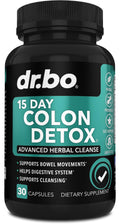 DR. BO Colon Cleanser Detox Intestinal Cleanse Pills - 30 Capsules