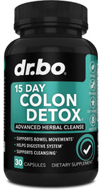 DR. BO Colon Cleanser Detox Intestinal Cleanse Pills - 30 Capsules